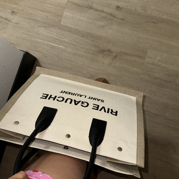 Saint Laurent Rive Gauche Black Tote Bag - Picture 11 of 16